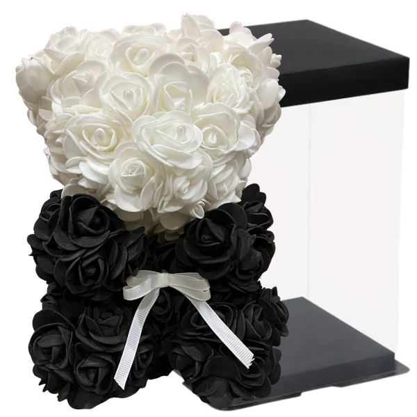 Rose Teddy | Foam Rose Bear 25 CM Rose Teddy | Foam Rose Bear 25 CM